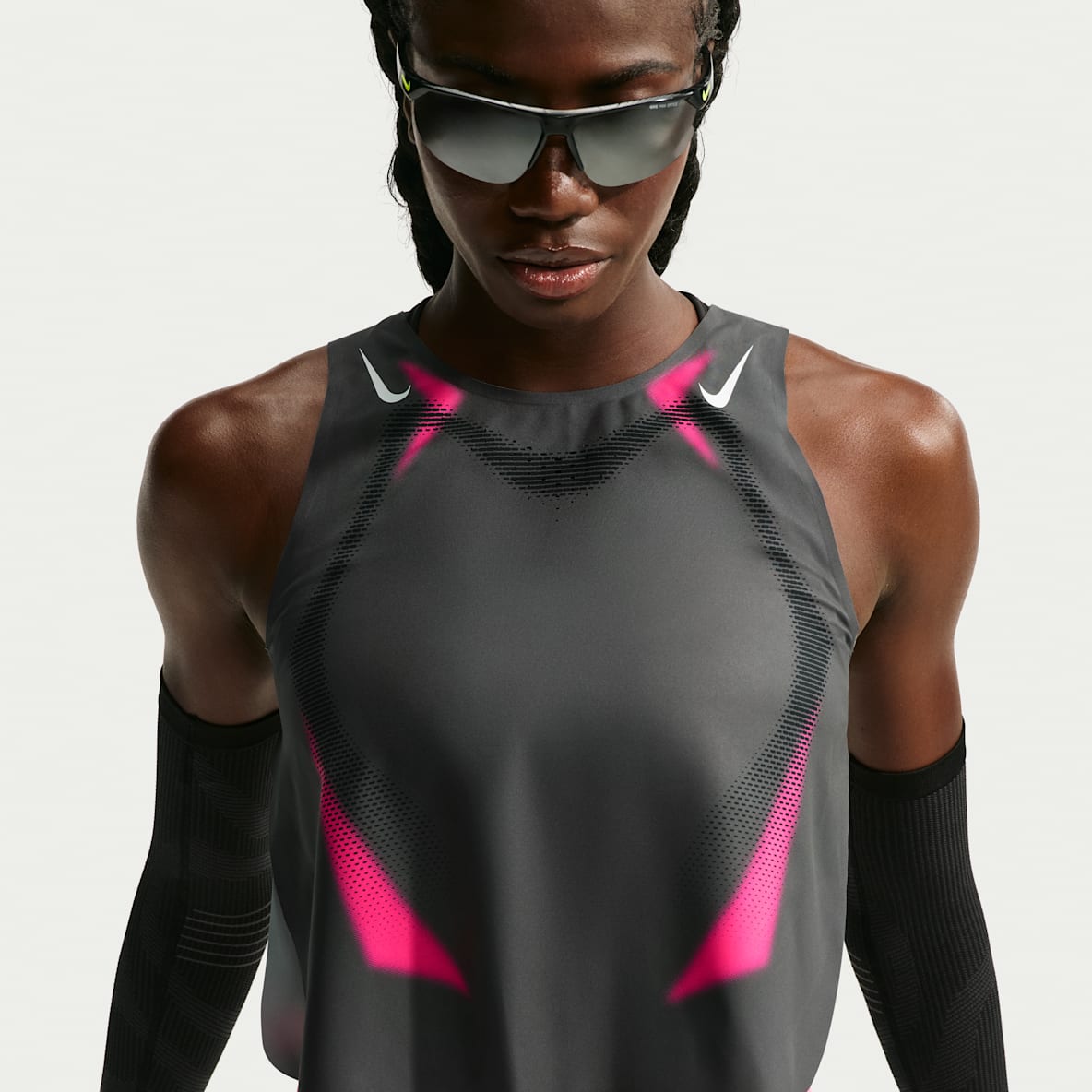 Nike AeroSwift Camiseta de tirantes de correr Dri-FIT ADV cropped para mujer