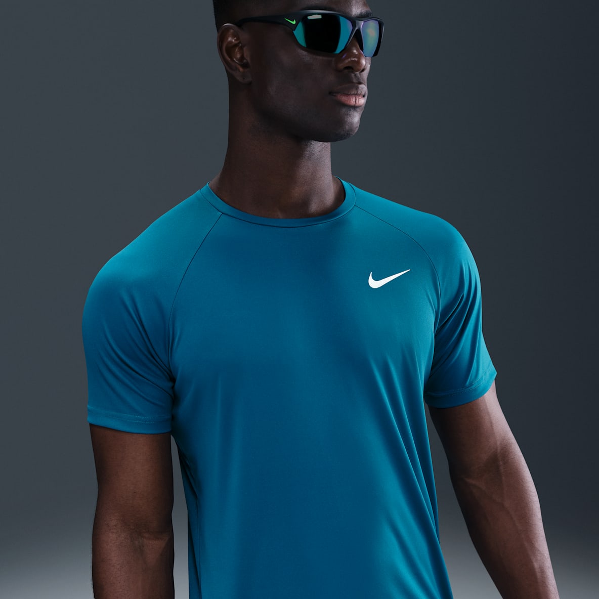 Nike Swim Hydroguard Essential Men's Dri-FIT UV Short-Sleeve Top