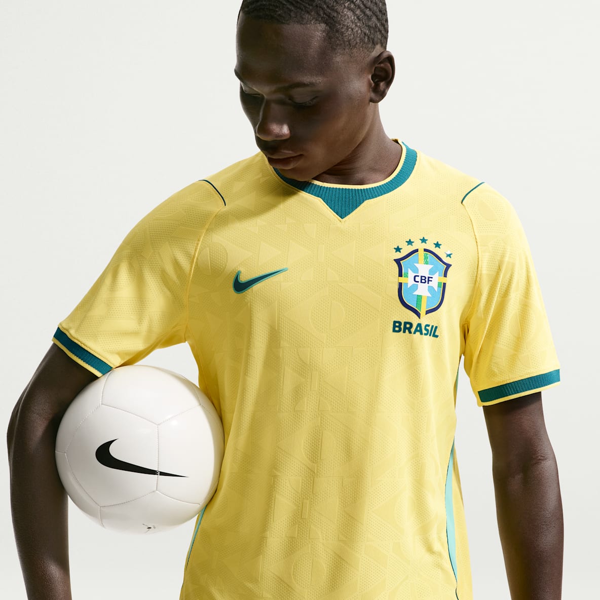 Brazilië 2026/27 Match Home Nike Aero-FIT authentiek voetbalshirt voor heren