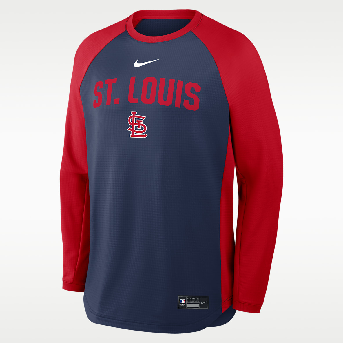 St. Louis Cardinals Authentic Collection Men's Nike Dri-FIT Pullover Crew