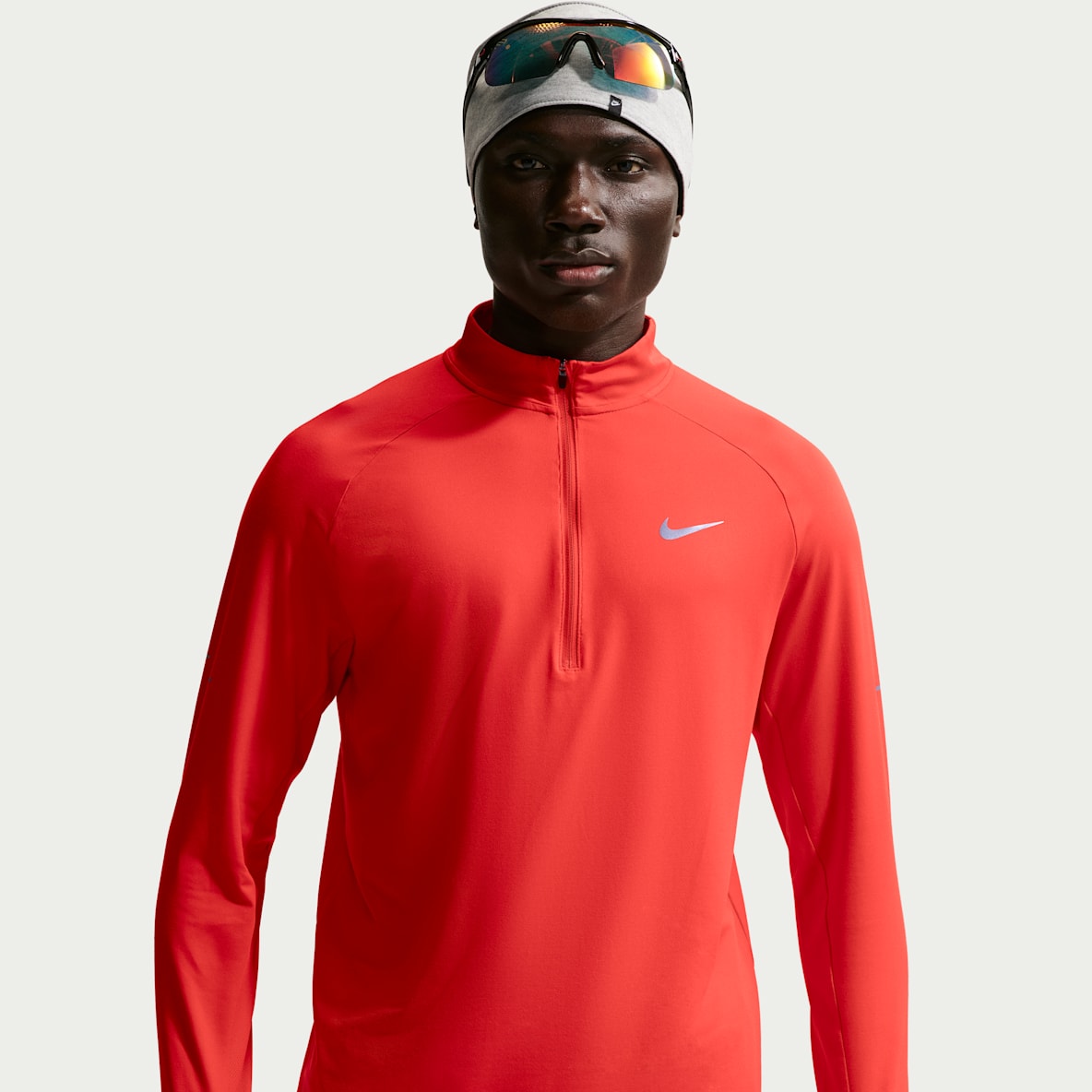 Nike Stride Playera de correr Dri-FIT de medio cierre para hombre