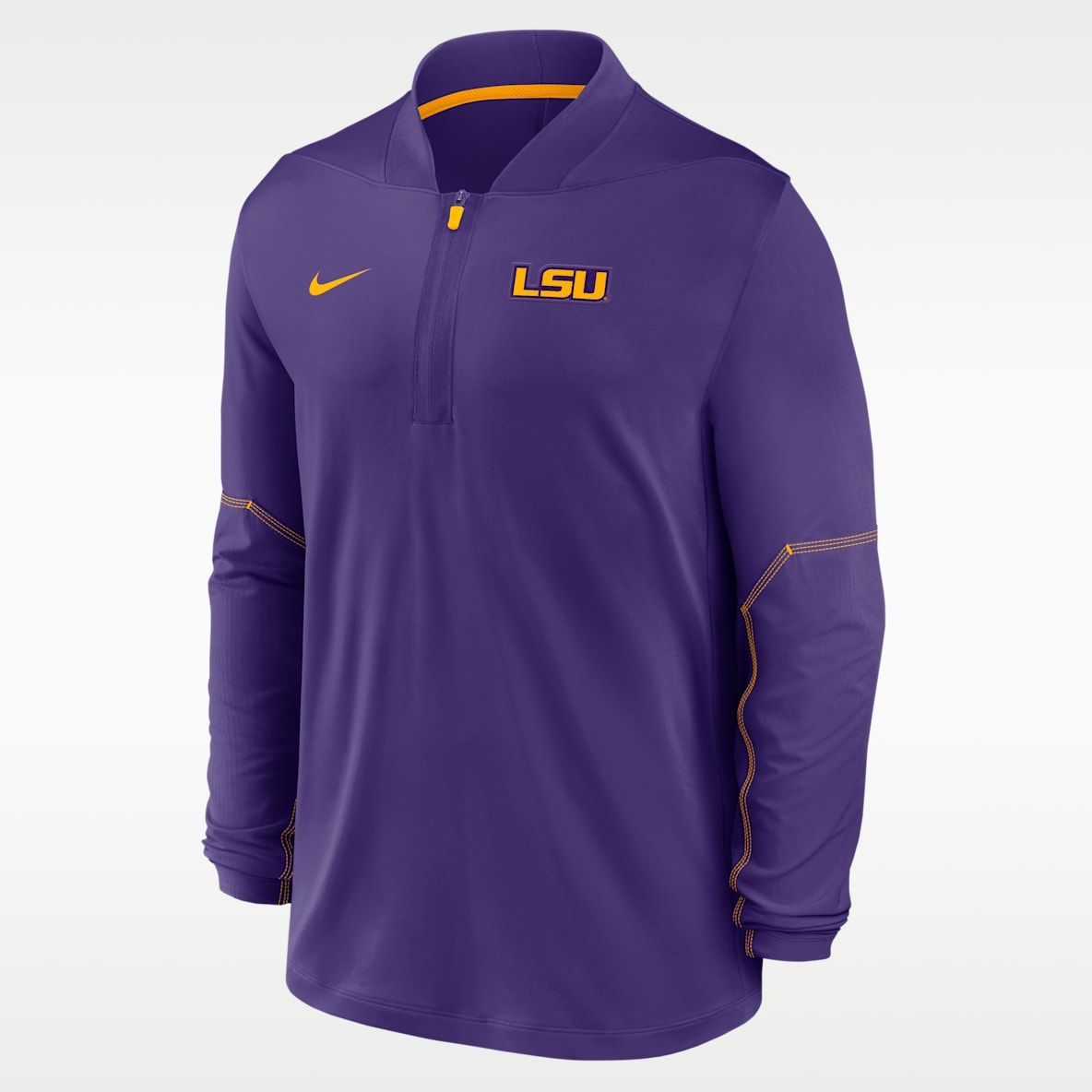 LSU Sideline Men's Nike Dri-FIT College 1/2-Zip Top