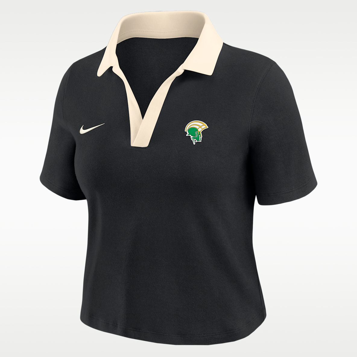 Nike College (Norfolk State University) Women's Short-Sleeve Polo Crop Top