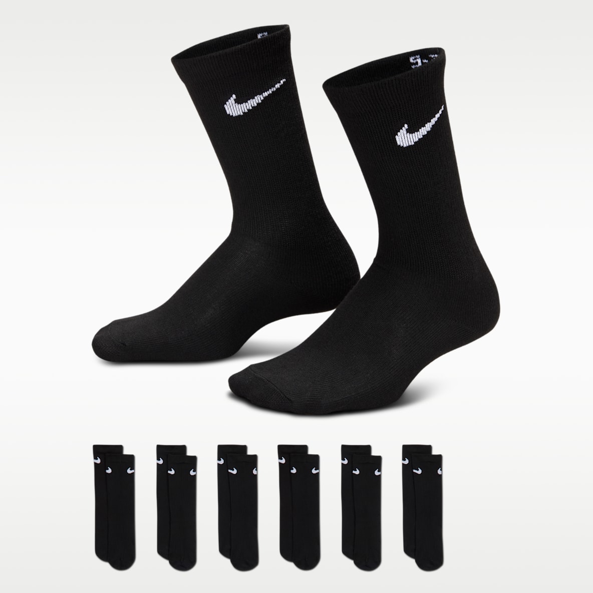 Nike Little Kids Crew Socks (6 Pairs)