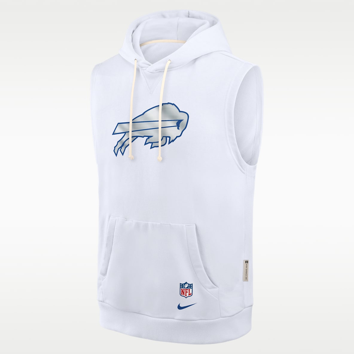 Buffalo Bills Rivalries Collection Sideline Sudadera con gorro sin cierre sin mangas Nike Dri-FIT de la NFL para hombre