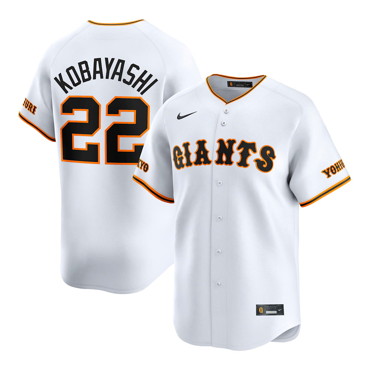 Seiji Kobayashi Yomiuri Giants Men's Replica Jersey