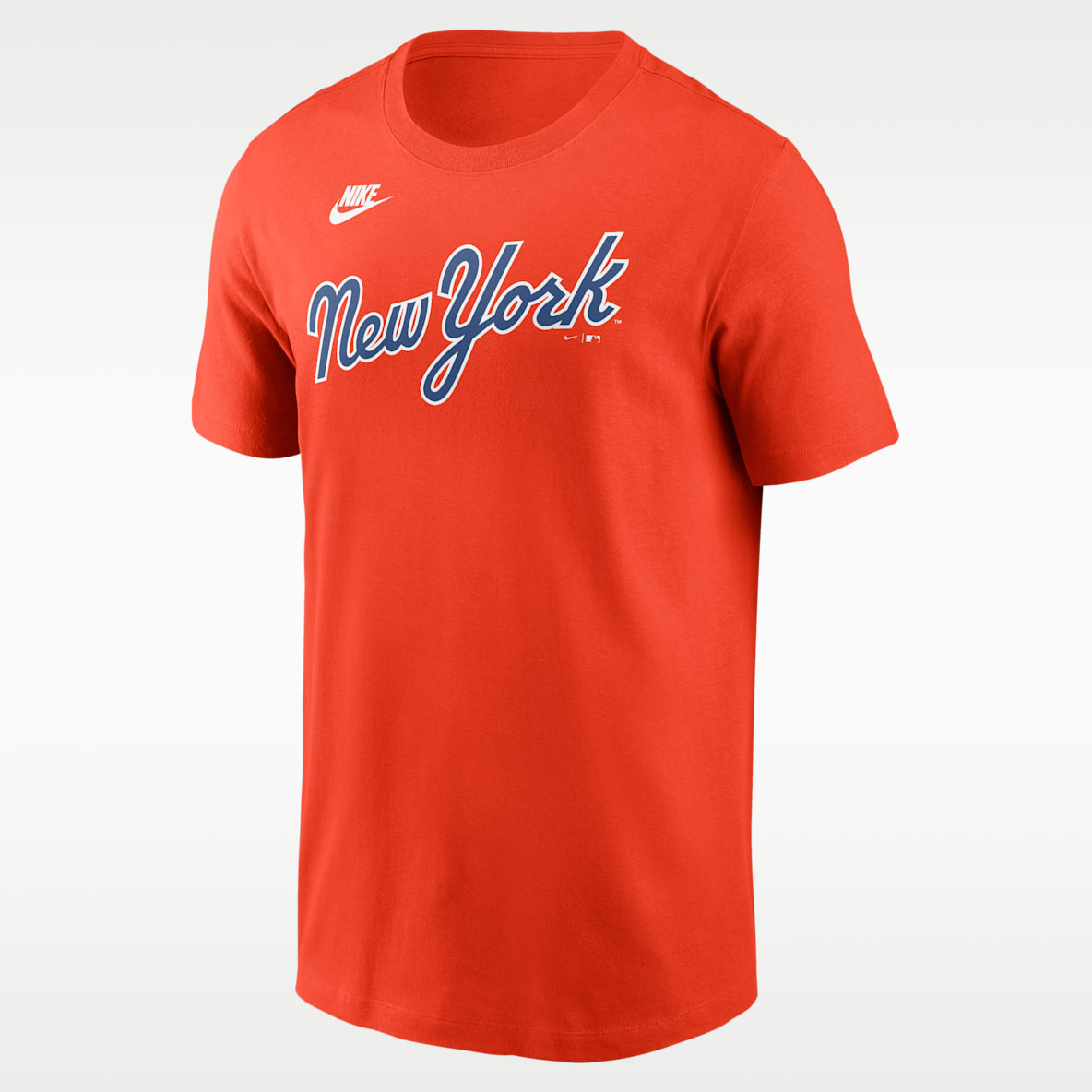 New York Mets Cooperstown Wordmark Playera Nike de la MLB para hombre