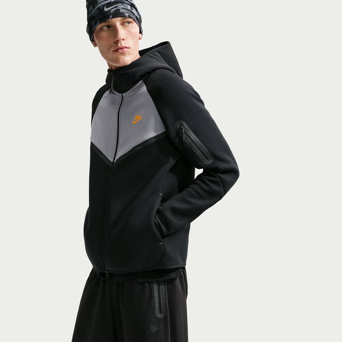 Nike Tech Fleecejacka Windrunner med hel dragkedja för män