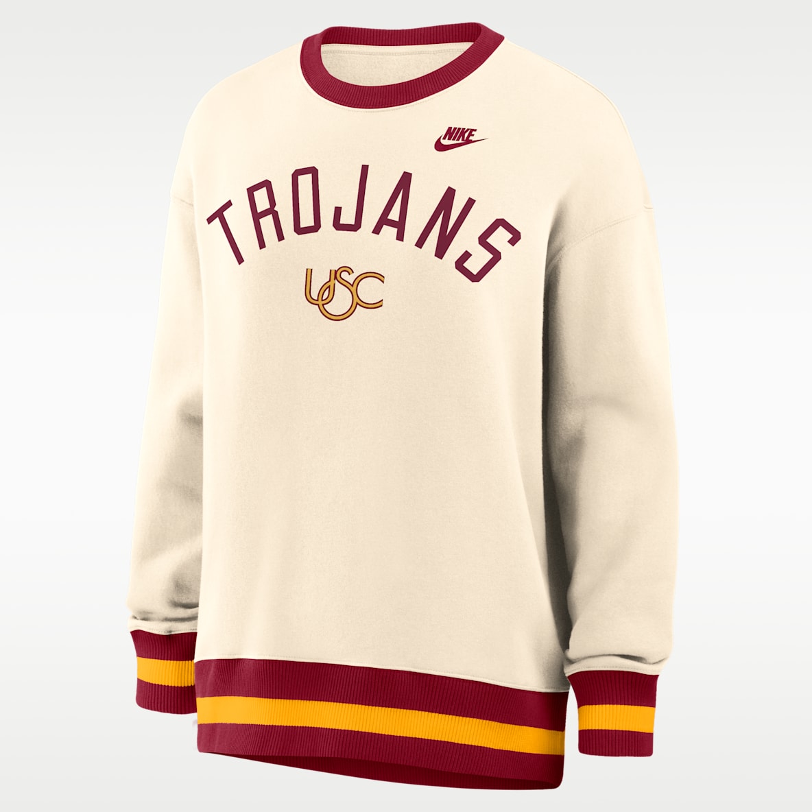 USC Legacy Sudadera de cuello redondo sin cierre oversized universitaria Nike para mujer