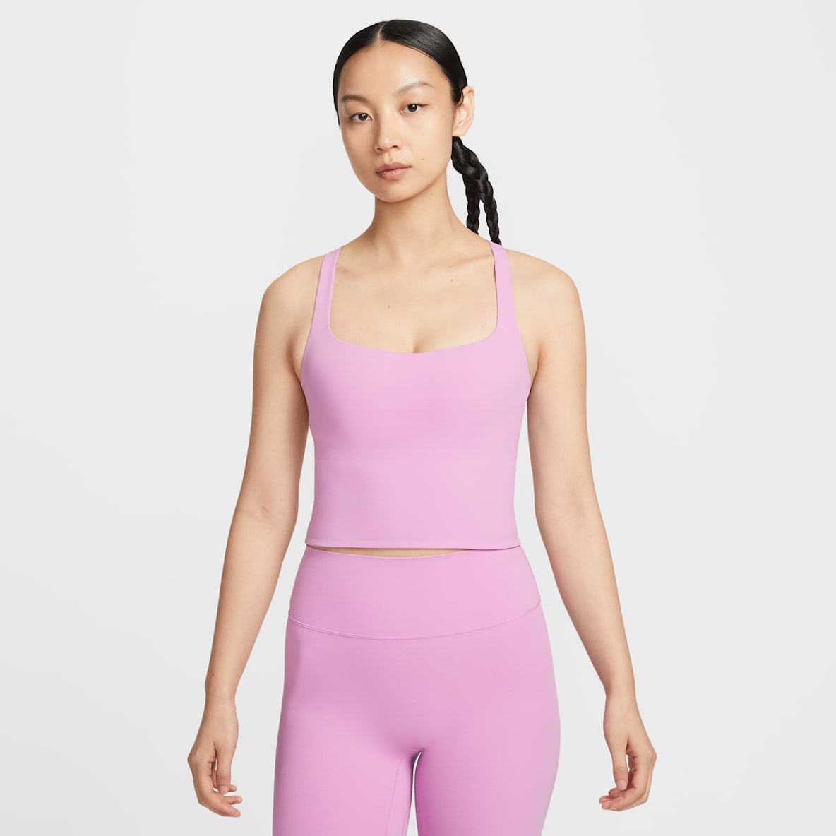 나이키 젠비 여성 라이트 서포트 스포츠 브라 탱크