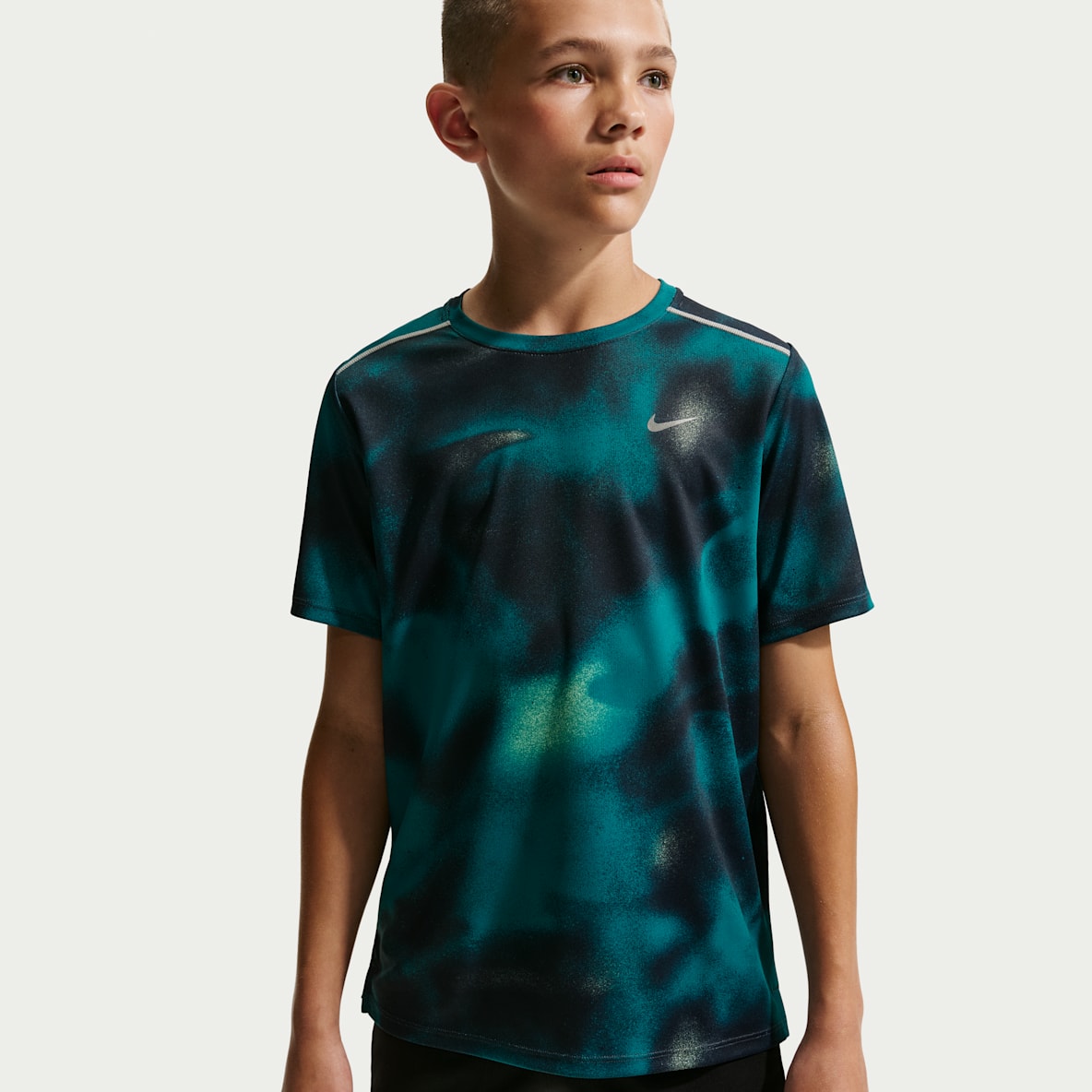 Nike マイラー キッズ Dri-FIT ショートスリーブ ランニングトップス