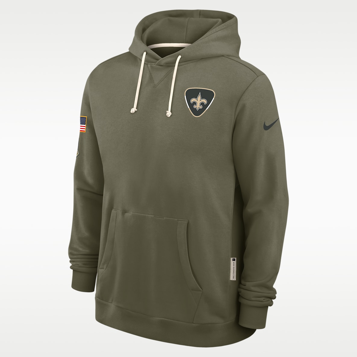 New Orleans Saints Salute to Service Sideline Dominant Force Men's Nike Dri-FIT NFL Pullover Hoodie