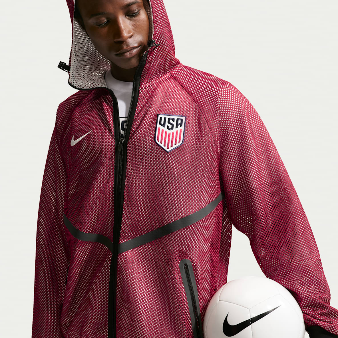 USMNT Chamarra Anthem de fútbol Nike Dri-FIT para hombre