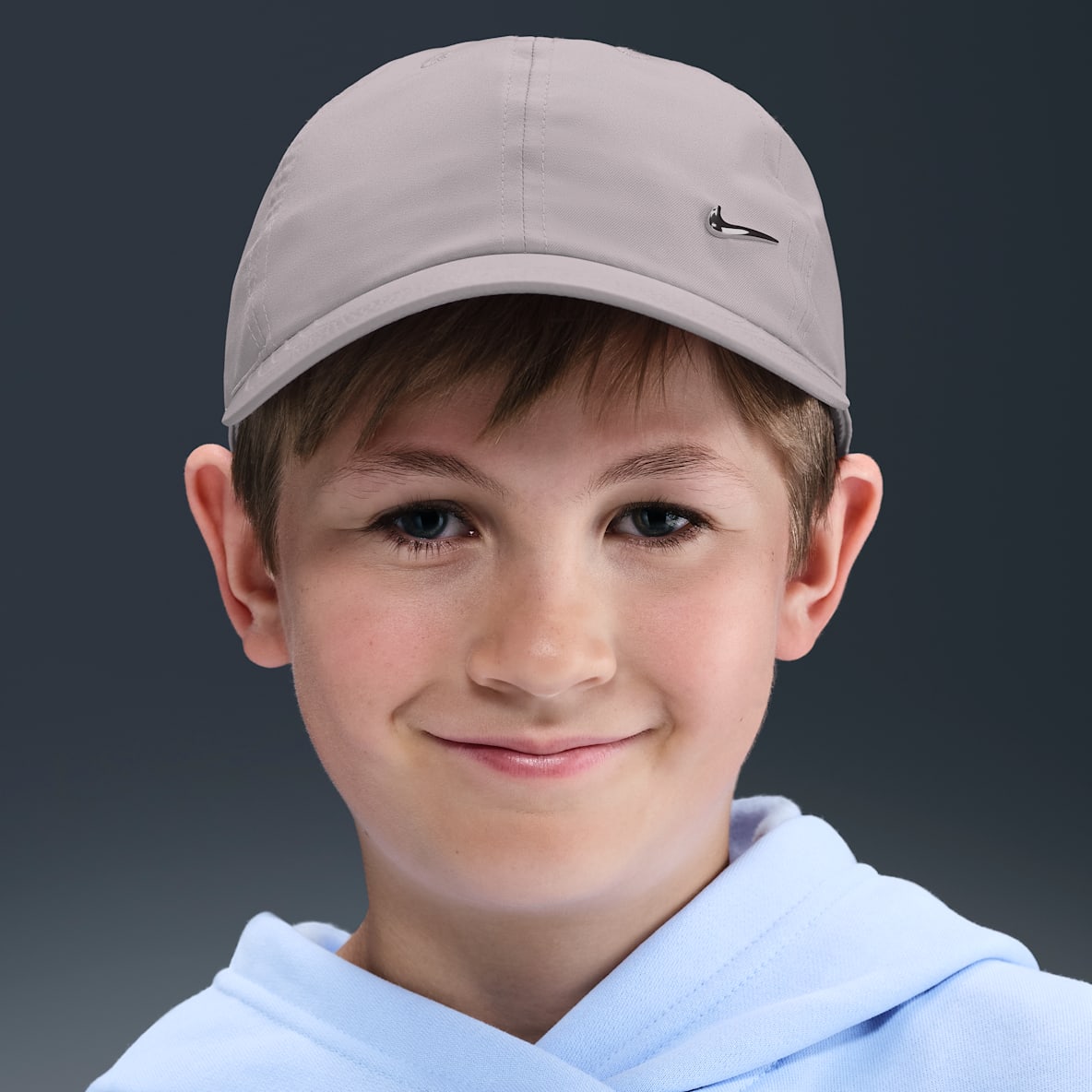 Nike Dri-FIT Club Kids' Unstructured Metal Swoosh Cap