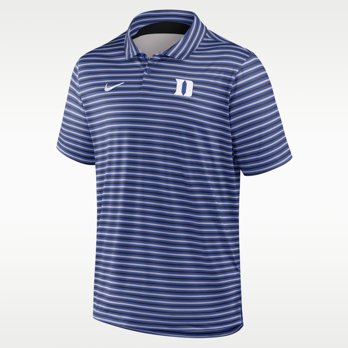 Duke Tour Stripe Men's Nike Dri-FIT College Polo
