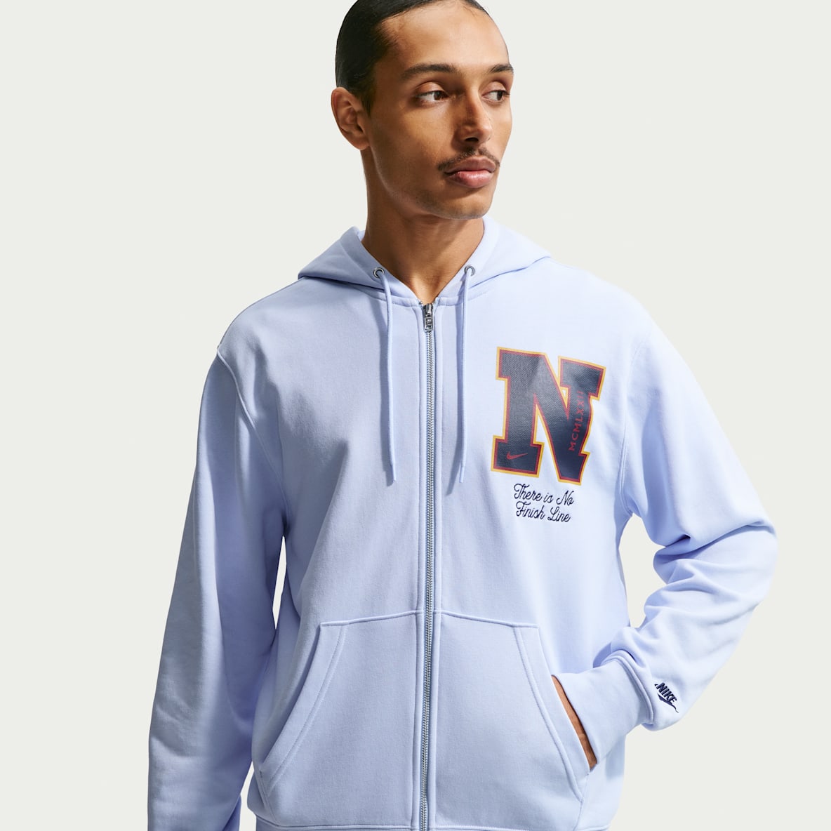 Nike Sportswear Club Sudadera con gorro de cierre completo de French Terry para hombre