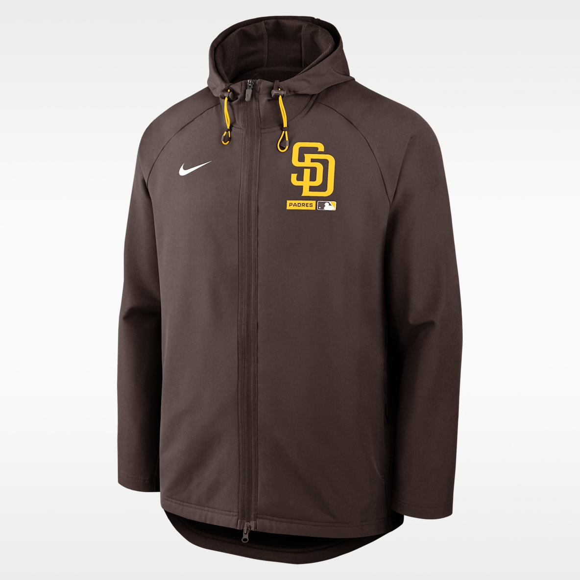 San Diego Padres Authentic Collection Men's Nike Therma-FIT MLB Full-Zip Hooded Jacket