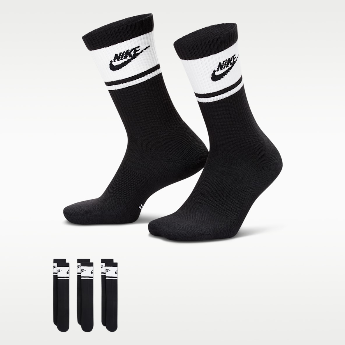 Nike Everyday Elevated Crew Socks (3 Pairs)