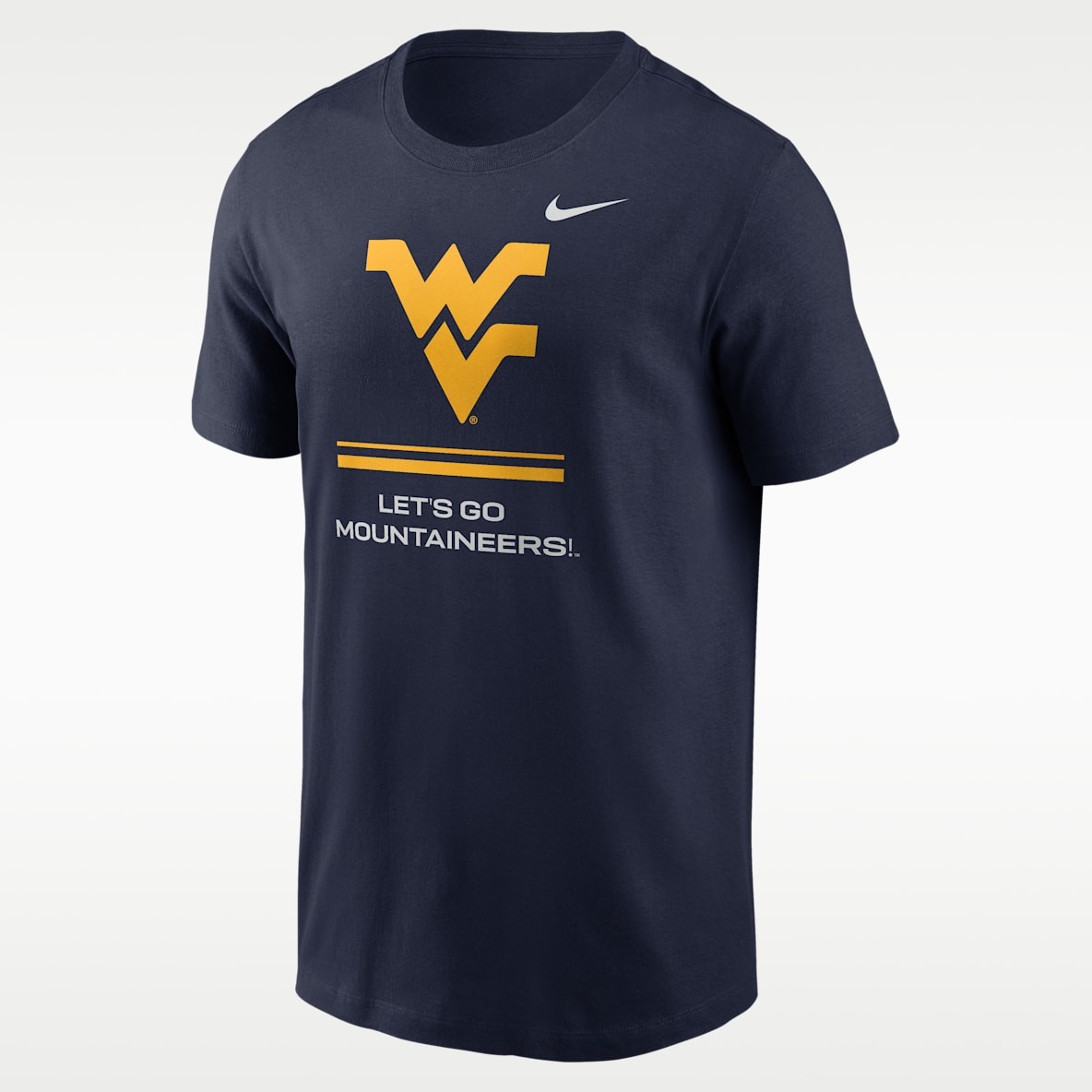 West Virginia Sideline Playera universitaria Nike Dri-FIT para hombre