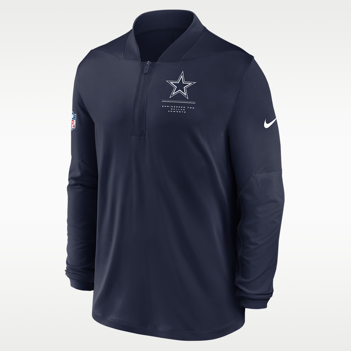 Dallas Cowboys Sideline Men's Nike Dri-FIT NFL 1/2-Zip Top
