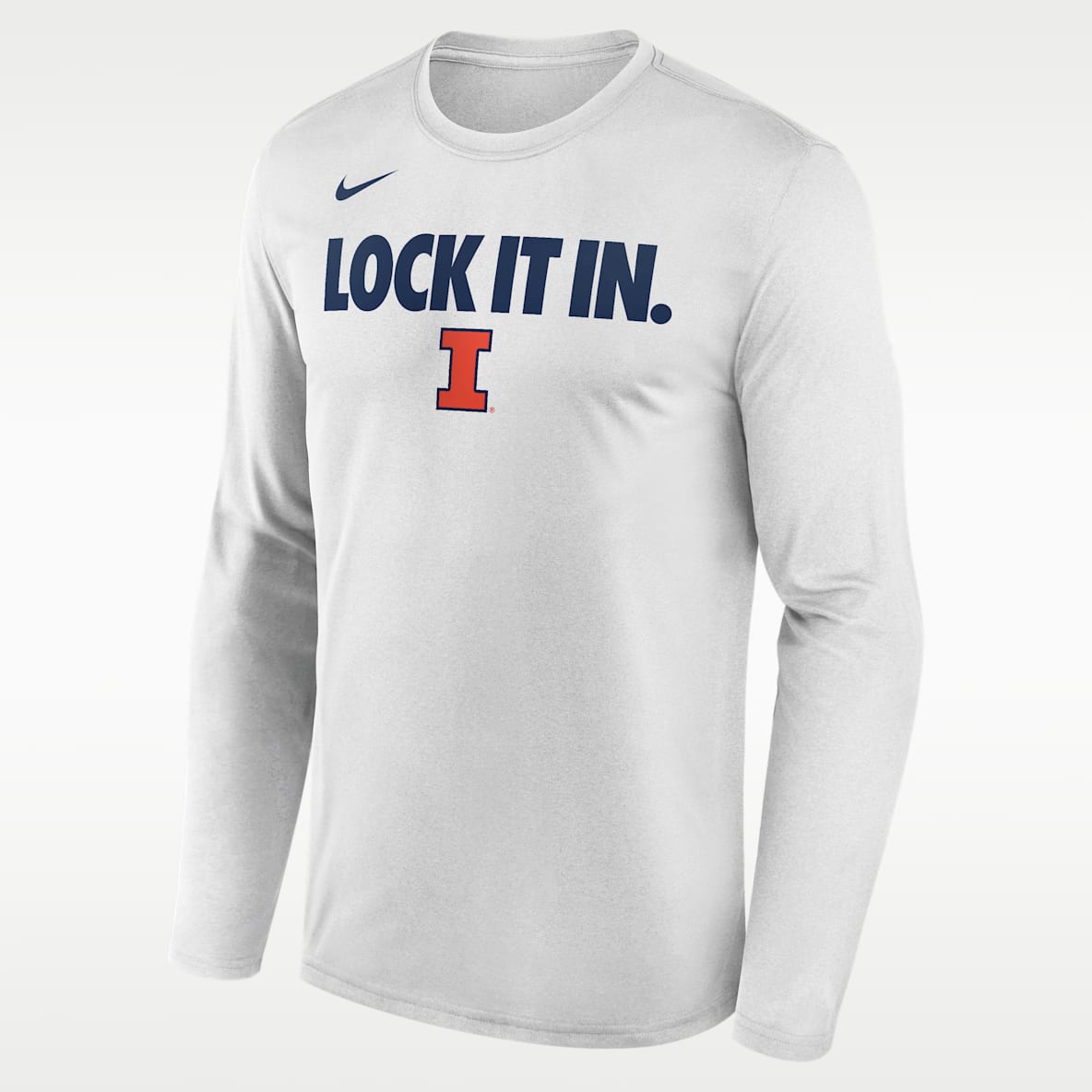 Illinois 2026 On-Court Bench Men's Nike Dri-FIT College Long-Sleeve T-Shirt