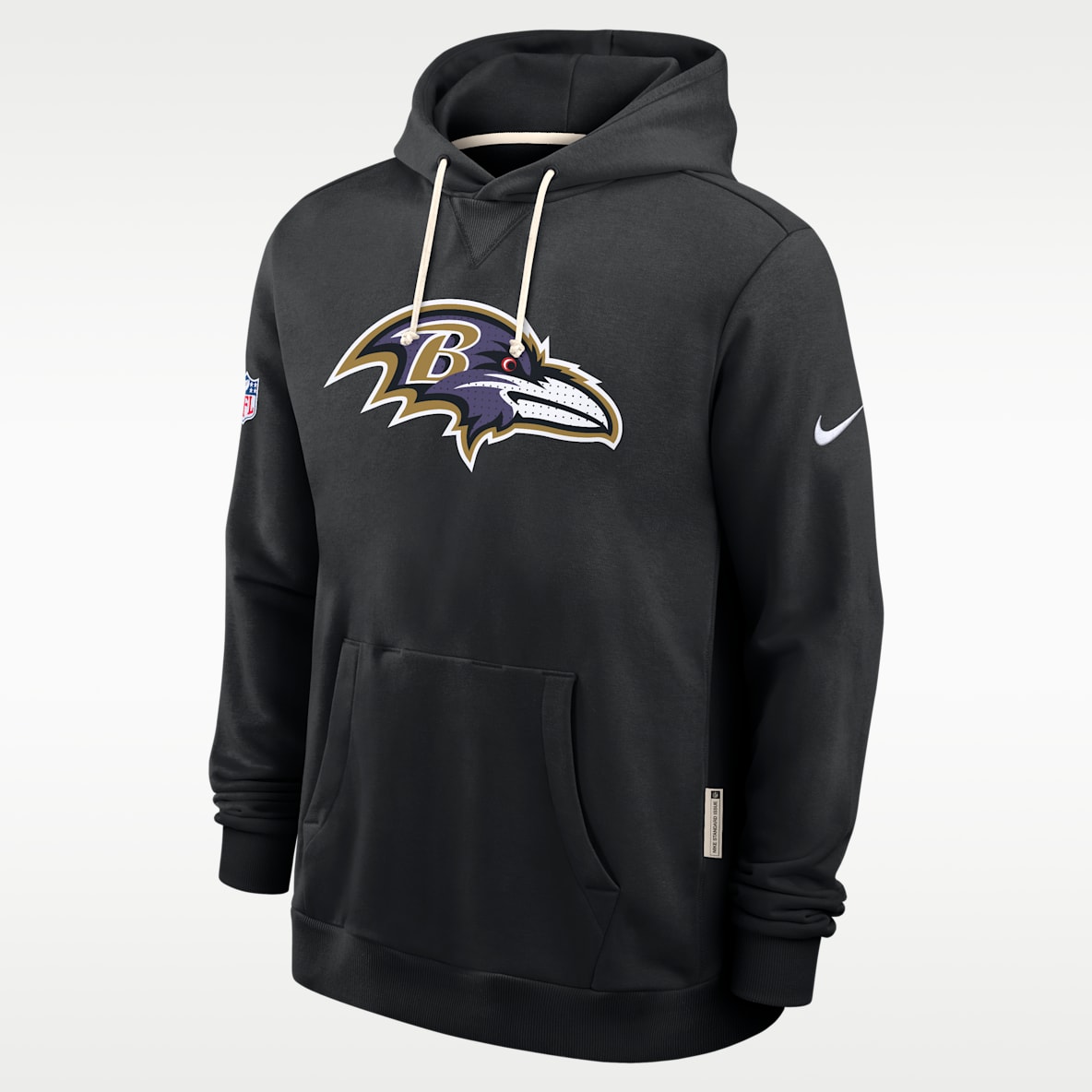 Baltimore Ravens Initial Home Sideline Men's Nike Dri-FIT NFL Pullover Hoodie