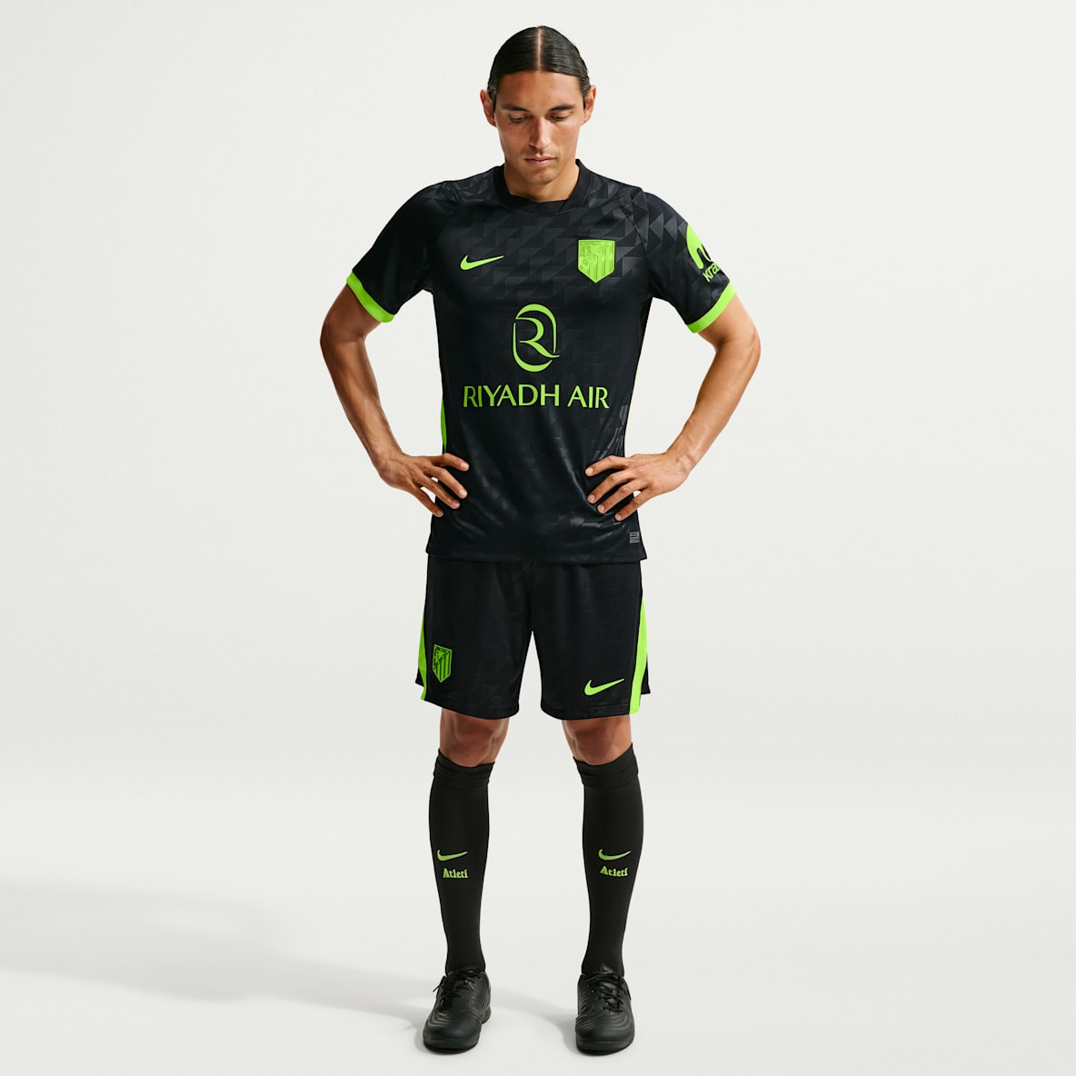 Atlético Madrid 2026/27 Stadium Extérieur Short de foot Nike Dri-FIT Replica pour homme