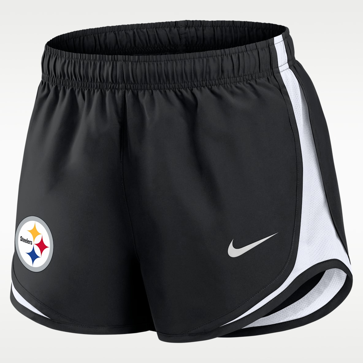 Pittsburgh Steelers Tempo Shorts Nike Dri-FIT de la NFL para mujer