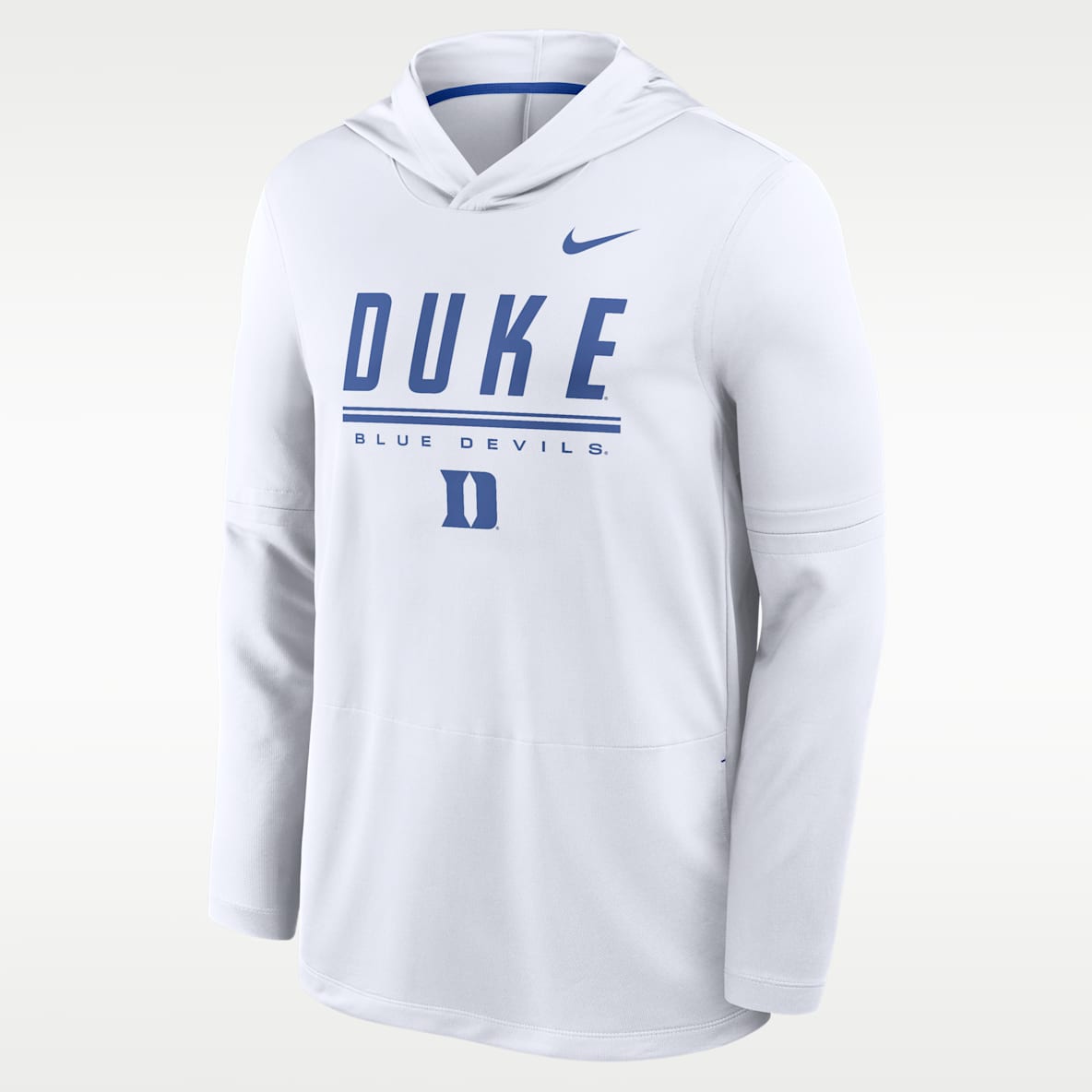 Duke Sideline Men's Nike Dri-FIT College Long-Sleeve Hooded Top