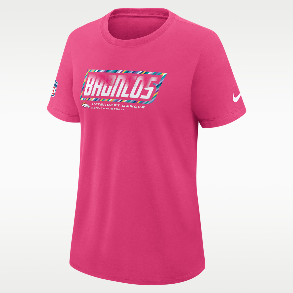 Denver Broncos Crucial Catch Women's Nike Dri-FIT NFL T-Shirt