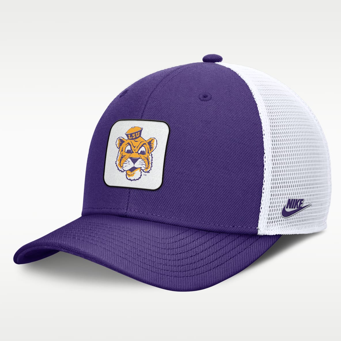 LSU Tigers Legacy Rise Mascot Men's Nike College Trucker Adjustable Hat