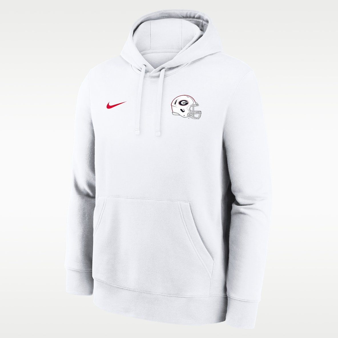 Georgia 2026 White Out Dress Code Men's Nike College Pullover Hoodie