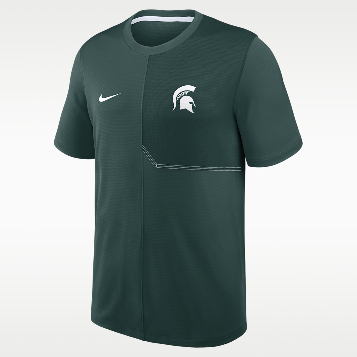 Michigan State Sideline Coach Men's Nike Dri-FIT College Top
