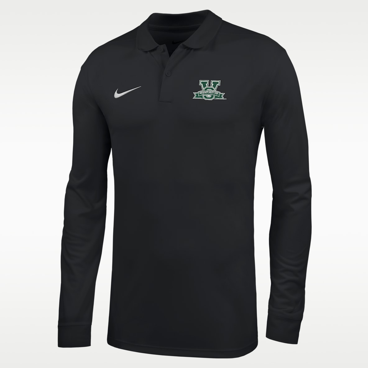 Nike College (Mississippi Valley State University) Men's Dri-FIT Long-Sleeve Polo