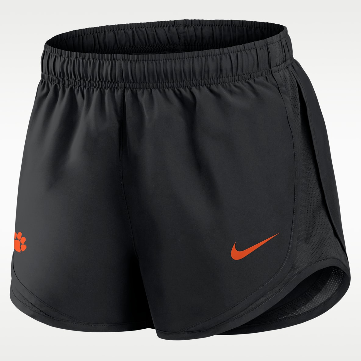 Clemson Tempo Shorts universitarios Nike Dri-FIT para mujer