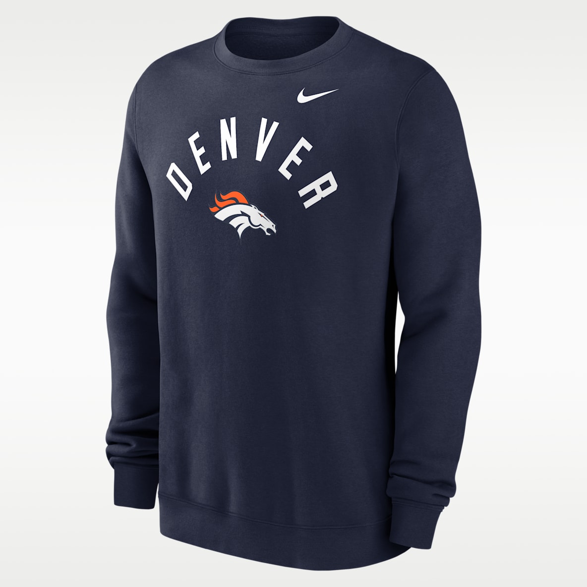 Denver Broncos Club Men's Nike NFL Pullover Crew