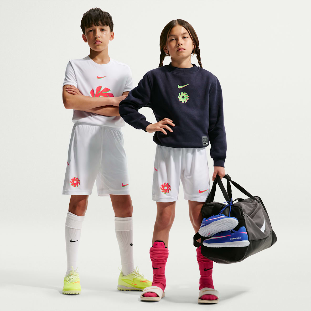 Erling Haaland Academy Nike Dri-FIT-fodboldshorts til større børn