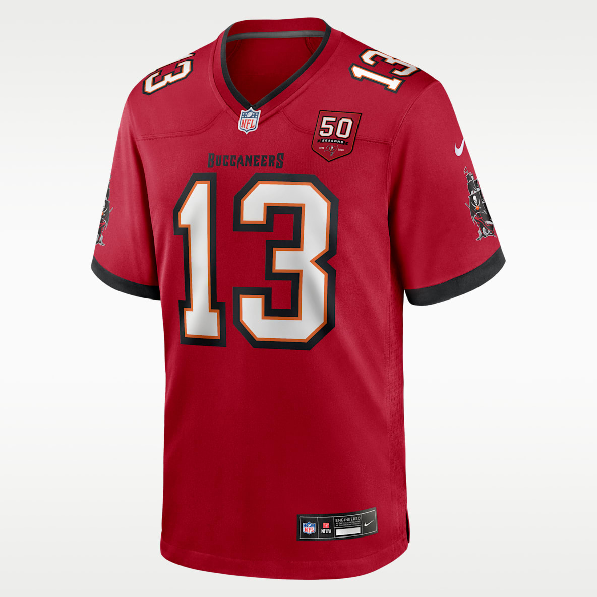 Mike Evans Tampa Bay Buccaneers 50th Anniversary Men's Nike NFL Game Jersey