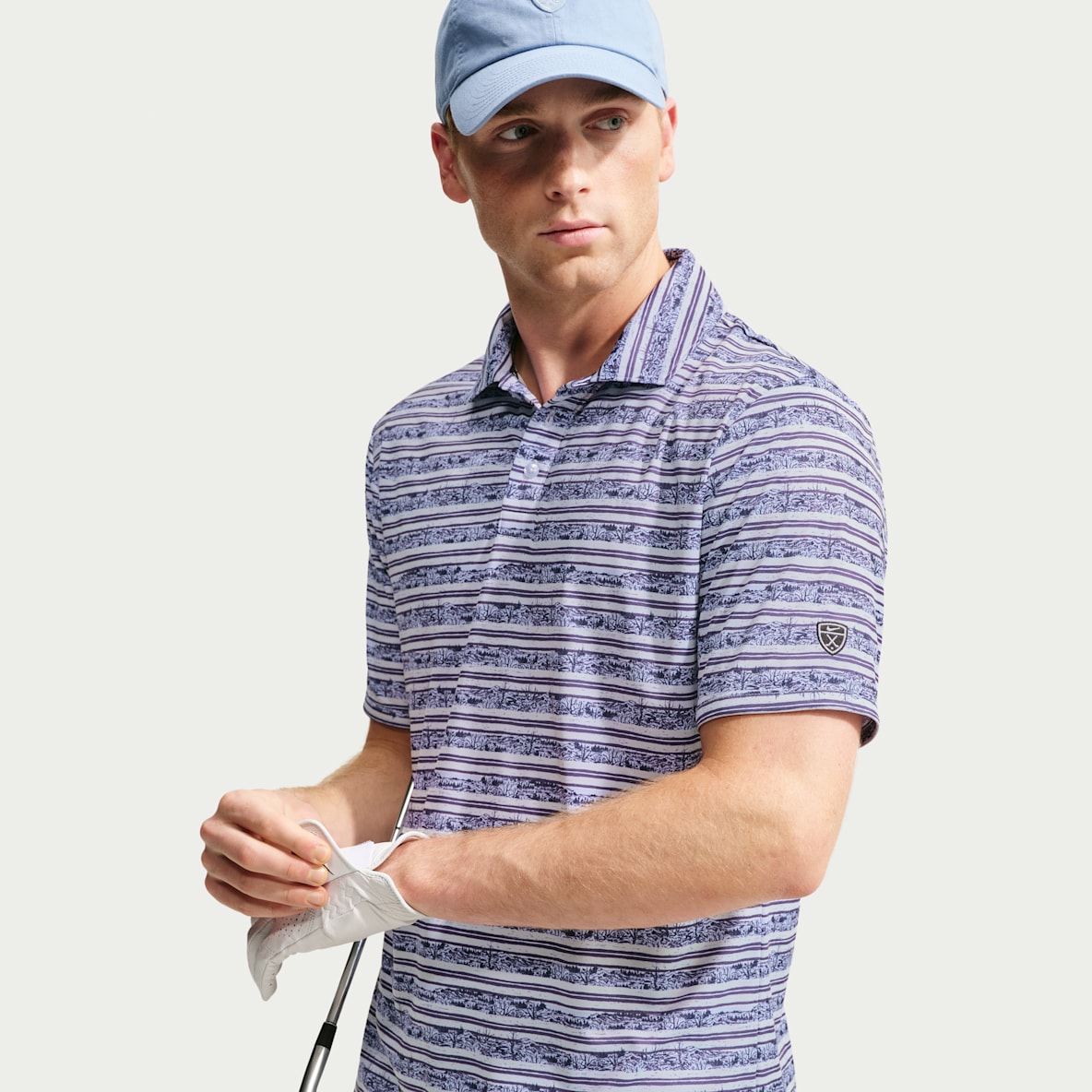 Nike Par Men's Dri-FIT Striped Golf Polo