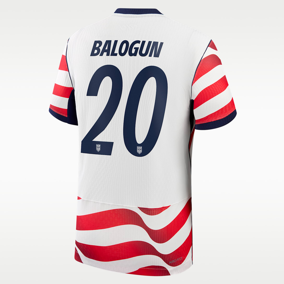 Folarin Balogun USMNT 2026 Match Home Men's Nike Dri-FIT ADV Soccer Jersey