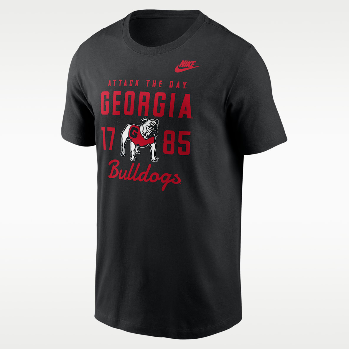 Georgia Legacy Stacked Est Men's Nike College T-Shirt