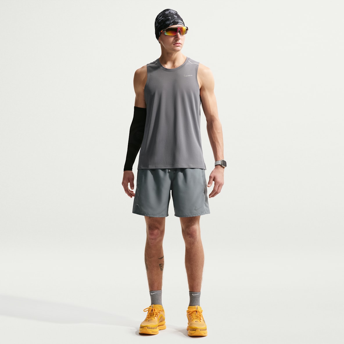 Nike Miler Shorts de correr Dri-FIT de 18 cm con forro de ropa interior para hombre