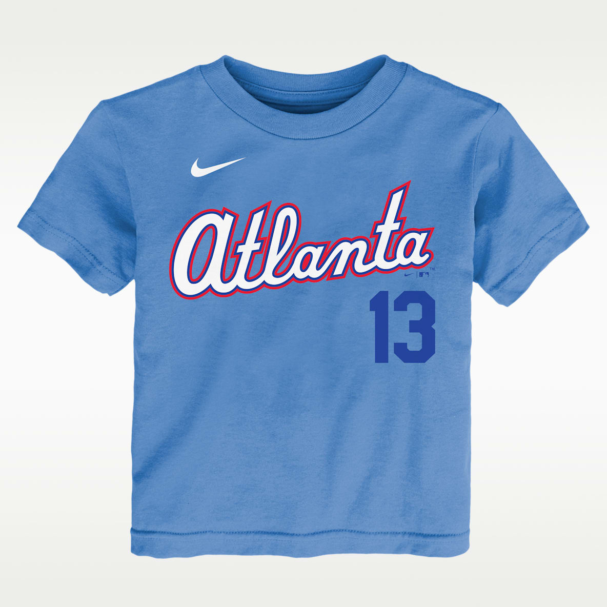 Ronald Acuña Jr. Atlanta Braves City Connect Playera Nike de la MLB infantil