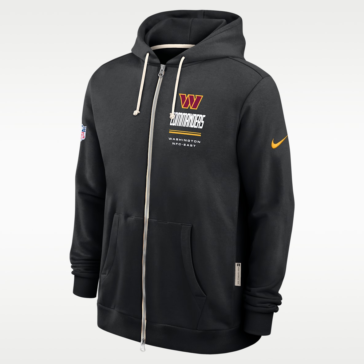 Washington Commanders Sideline Standard Issue Men's Nike Dri-FIT NFL Full-Zip Hoodie