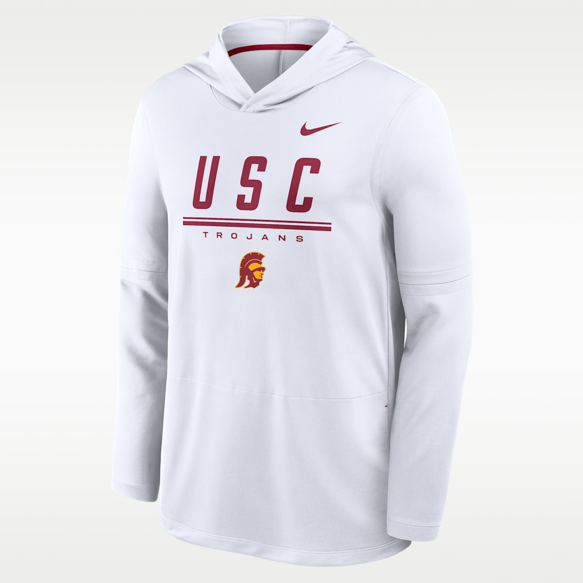 USC Sideline Men's Nike Dri-FIT College Long-Sleeve Hooded Top
