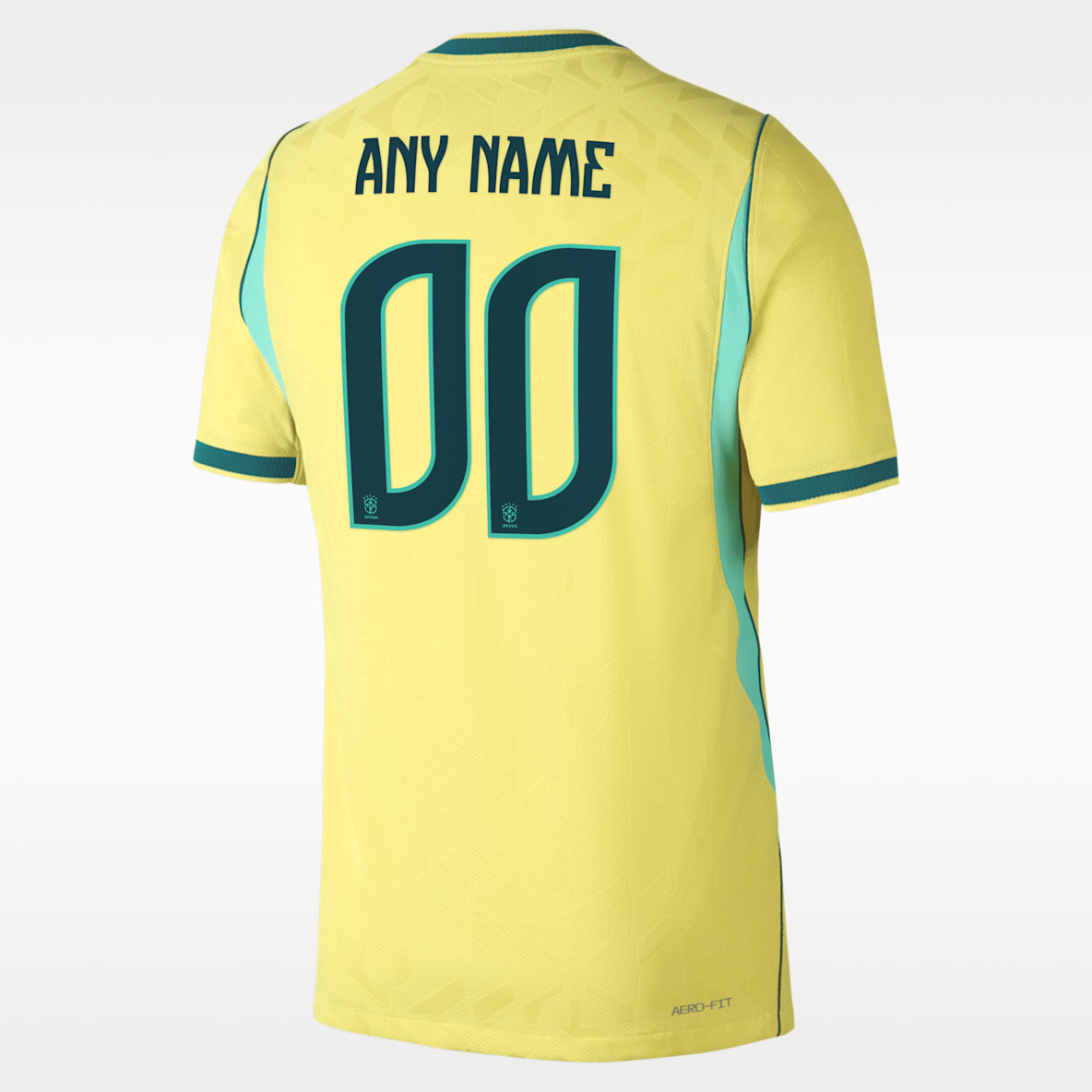 Brazil 2026/27 Match Home Men's Nike Aero-FIT Soccer Authentic Custom Jersey By You