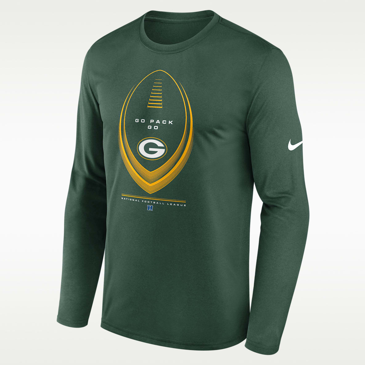 Green Bay Packers Legend Icon Men's Nike Dri-FIT NFL Long-Sleeve T-Shirt