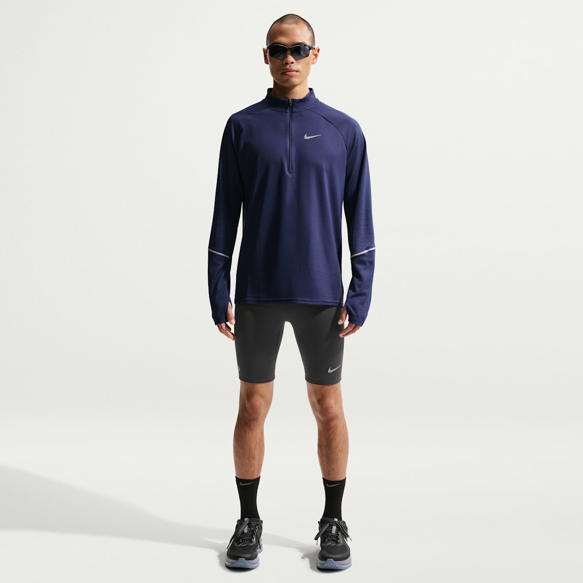 Nike Fast Men's Dri-FIT Brief-Lined 1/2-Length Running Tights