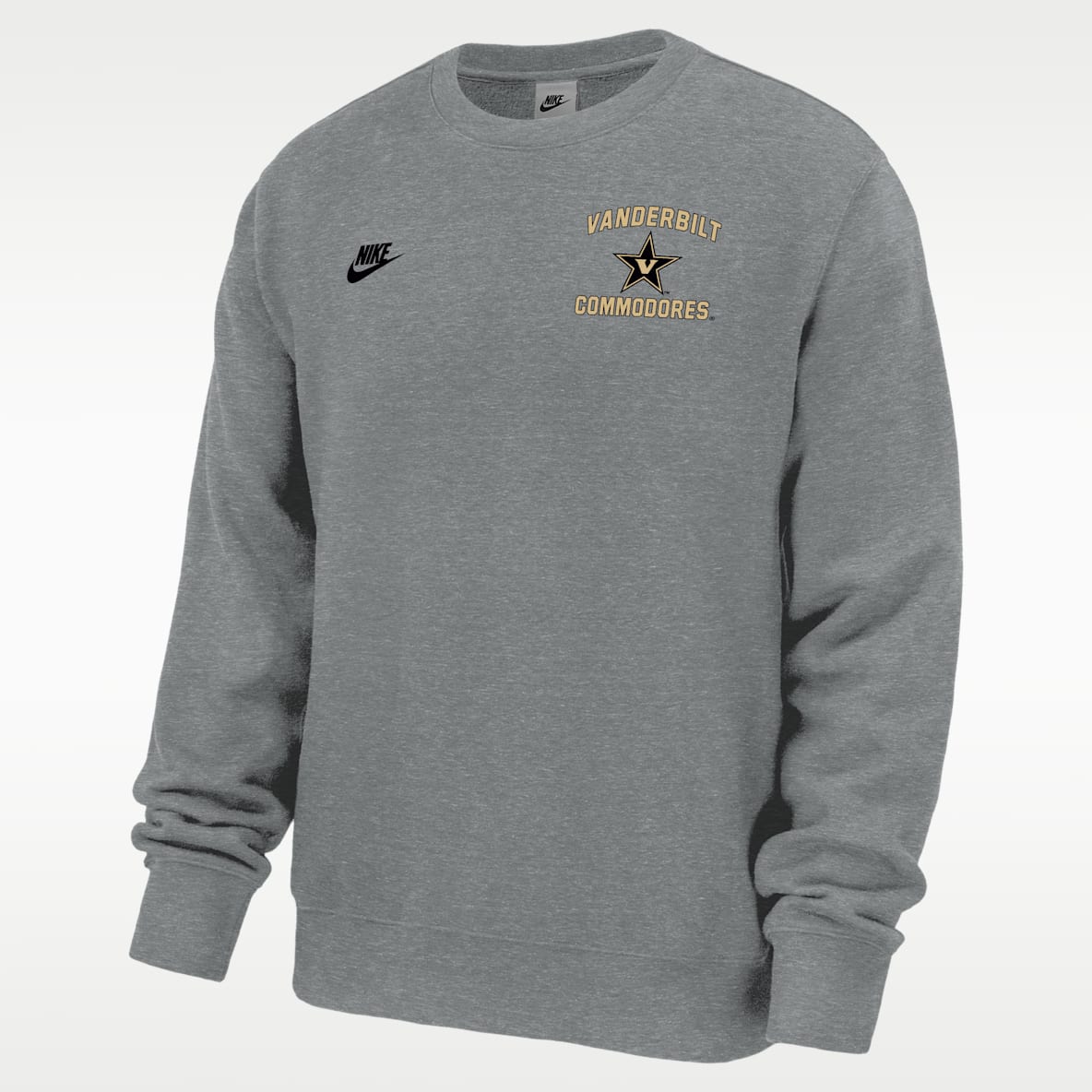 Vanderbilt Commodores Club Men's Nike Football Fleece Crew-Neck Sweatshirt