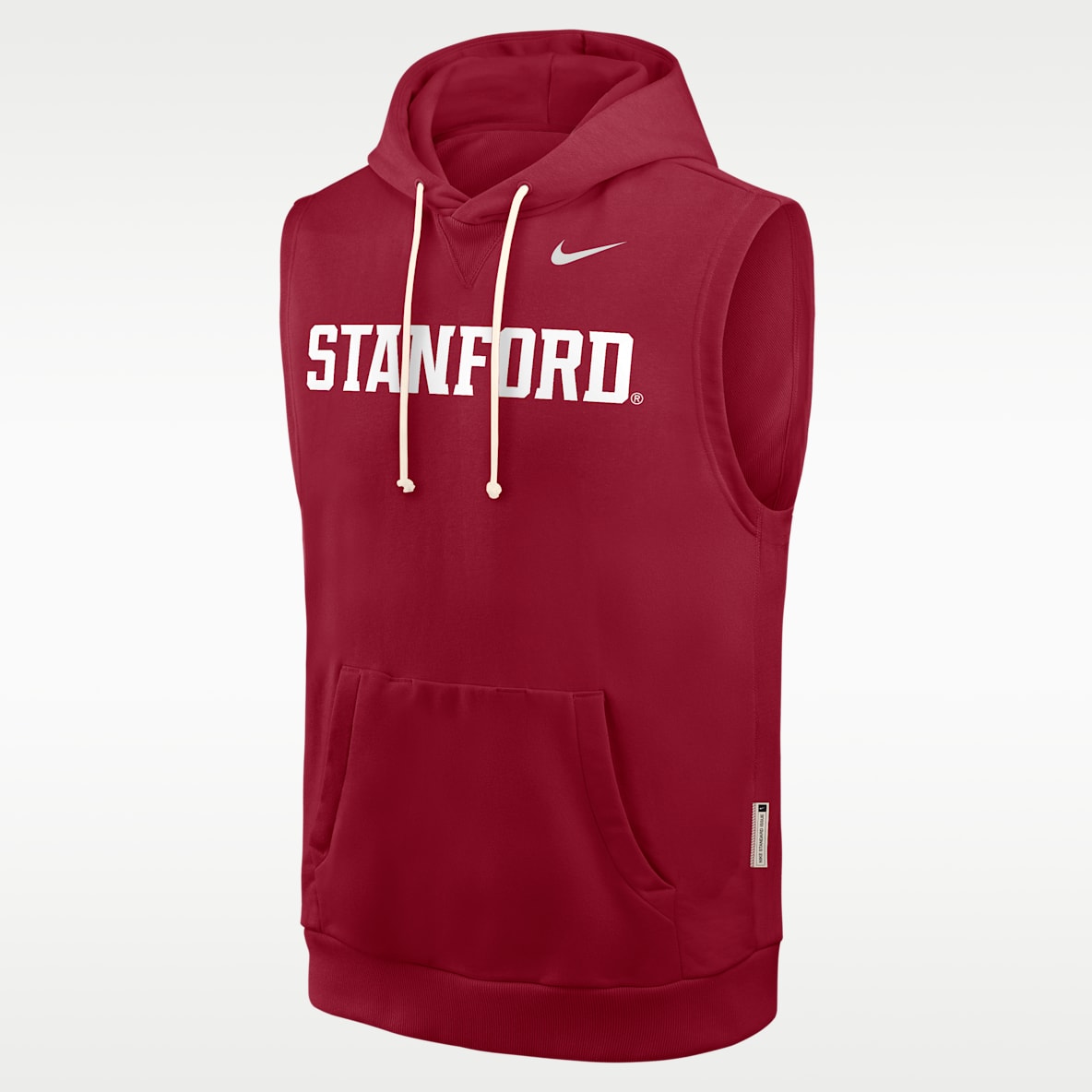 Stanford Sideline Men's Nike Dri-FIT College Sleeveless Pullover Hoodie